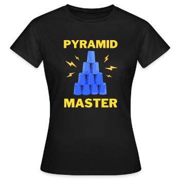 GOBELETS EMPILABLES PCUP SPORTYRAMID MASTER - T-shirt Femme - noir - Devant - AI Model Female 172 dark (172cm)