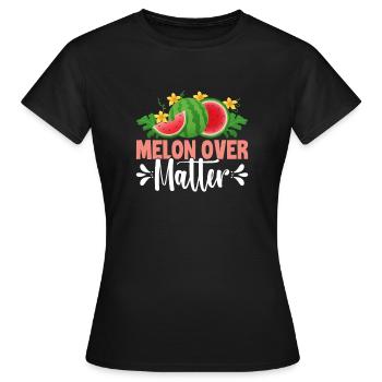 Melon - Women's T-Shirt - black - Front - AI Model Female 172 dark (172cm)