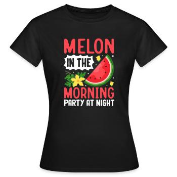 Melon Poison - T-shirt Femme - noir - Devant - AI Model Female 172 dark (172cm)
