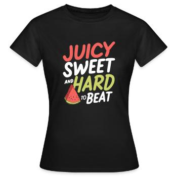 Melon Poison - T-shirt Femme - noir - Devant - AI Model Female 172 dark (172cm)