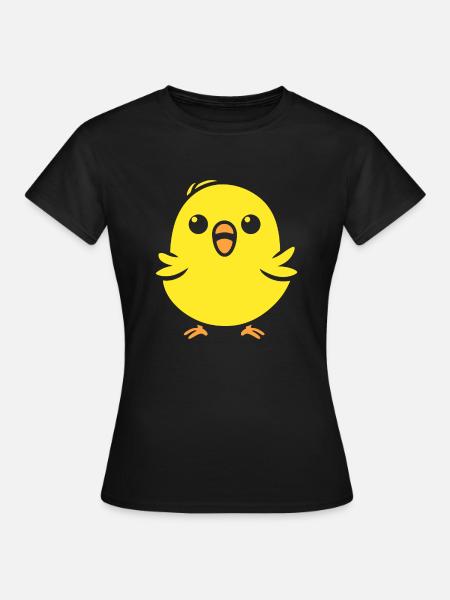 Kanarienvogel - Frauen T-Shirt - Schwarz