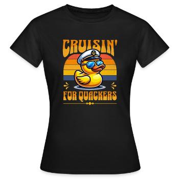 Cruisin pour les charlatans - T-shirt Femme - noir - Devant - AI Model Female 172 dark (172cm)