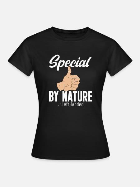 Linkshänder - Frauen T-Shirt - Schwarz