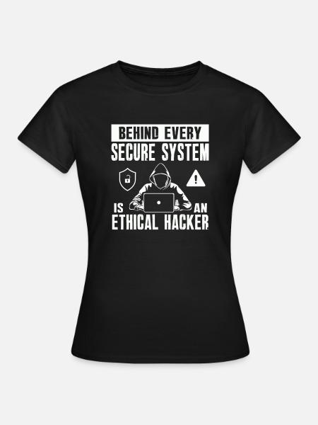 Ethische Hacker-Cybersicherheitsexpertise - Frauen T-Shirt - Schwarz