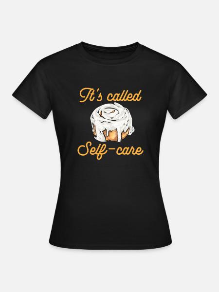Zimtschnecke - Frauen T-Shirt - Schwarz
