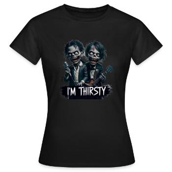 J’AI SOIF - T-shirt Femme - noir - Devant - AI Model Female 172 dark (172cm)