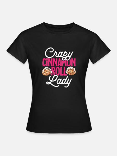 Zimtschnecke - Frauen T-Shirt - Schwarz