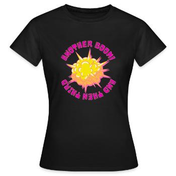 Boom and the Third - Women's T-Shirt - black - Front - AI Model Female 172 dark (172cm)