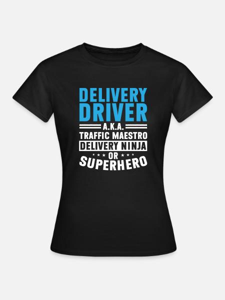 Lieferant Paket Lieferung - Frauen T-Shirt - Schwarz