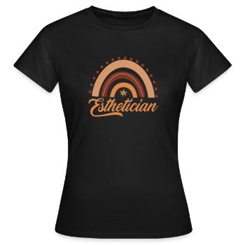 Hautpflege Kosmetikerin Kosmetik - Frauen T-Shirt - Schwarz - Vorne - AI Model Female 172 dark (172cm)