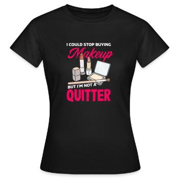 Hautpflege Kosmetikerin Kosmetik - Frauen T-Shirt - Schwarz - Vorne - AI Model Female 172 dark (172cm)