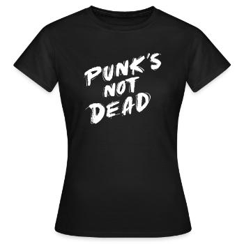 Punk's Not Dead - Women's T-Shirt - black - Front - AI Model Female 172 dark (172cm)