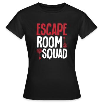Salle d’évasion - T-shirt Femme - noir - Devant - AI Model Female 172 dark (172cm)