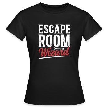 Salle d’évasion - T-shirt Femme - noir - Devant - AI Model Female 172 dark (172cm)