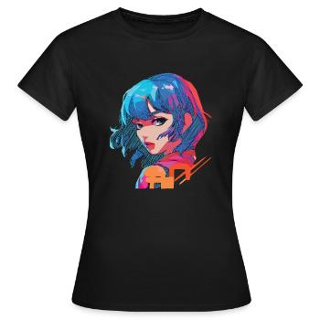 Joi - Women's T-Shirt - black - Front - AI Model Female 172 dark (172cm)