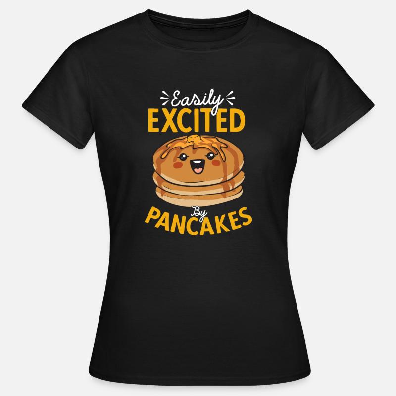 Pancake Breakfast Pancakes - Women's T-Shirt - black
