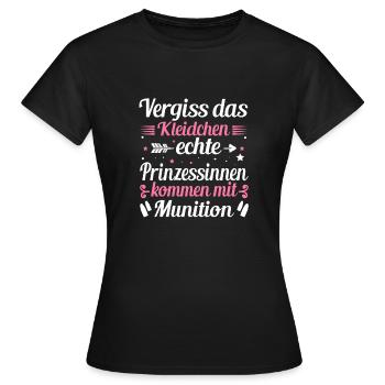 Club de tir sportif Tir Formation - T-shirt Femme - noir - Devant - AI Model Female 172 dark (172cm)