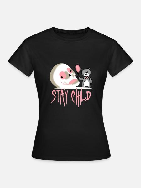 Mädchenhaft bleib kindlich - Frauen T-Shirt - Schwarz
