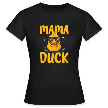 Canard en caoutchouc Canard en caoutchouc - T-shirt Femme - noir - Devant - AI Model Female 172 dark (172cm)