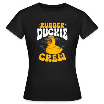 Canard en caoutchouc Canard en caoutchouc - T-shirt Femme - noir - Devant - AI Model Female 172 dark (172cm)