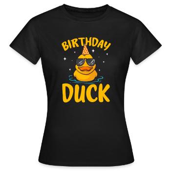 Canard en caoutchouc Canard en caoutchouc - T-shirt Femme - noir - Devant - AI Model Female 172 dark (172cm)