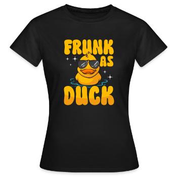 Canard en caoutchouc Canard en caoutchouc - T-shirt Femme - noir - Devant - AI Model Female 172 dark (172cm)