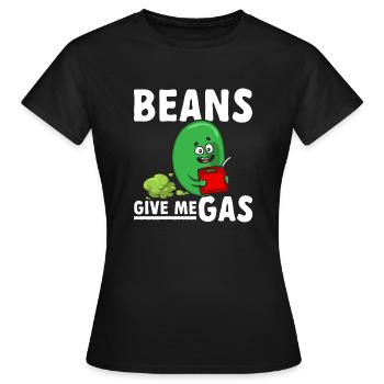 fart farting farting farting - Women's T-Shirt - black - Front - AI Model Female 172 dark (172cm)