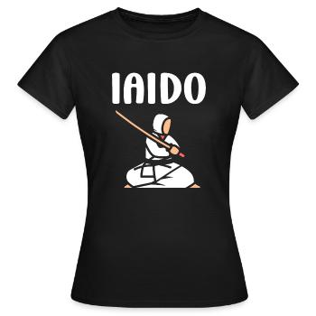 iaido - T-shirt Femme - noir - Devant - AI Model Female 172 dark (172cm)