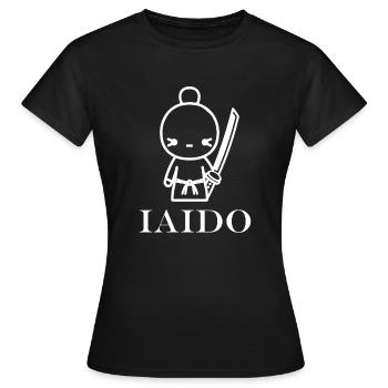iaido - T-shirt Femme - noir - Devant - AI Model Female 172 dark (172cm)