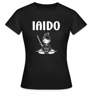 iaido - T-shirt Femme - noir - Devant - AI Model Female 172 dark (172cm)