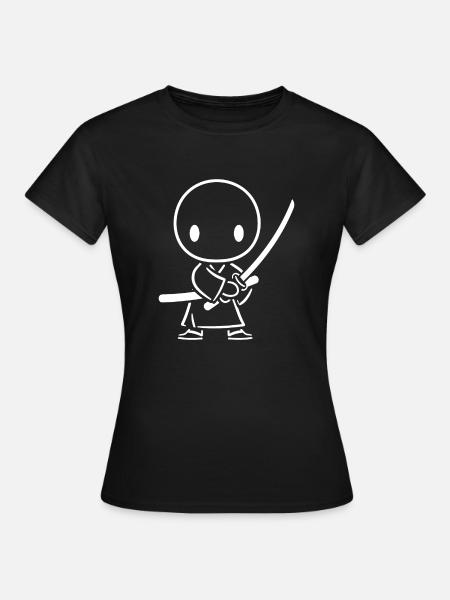 iaido - Frauen T-Shirt - Schwarz