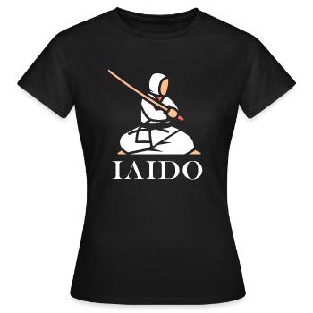iaido - T-shirt Femme - noir - Devant - AI Model Female 172 dark (172cm)