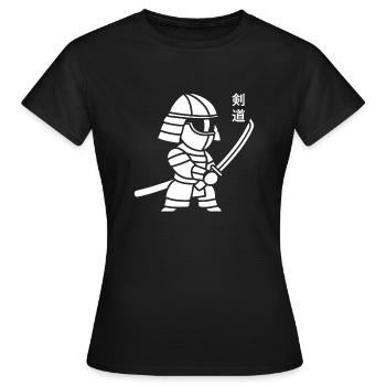 KENDO - T-shirt Femme - noir - Devant - AI Model Female 172 dark (172cm)