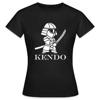 KENDO - T-shirt Femme - noir - Devant - AI Model Female 172 dark (172cm)