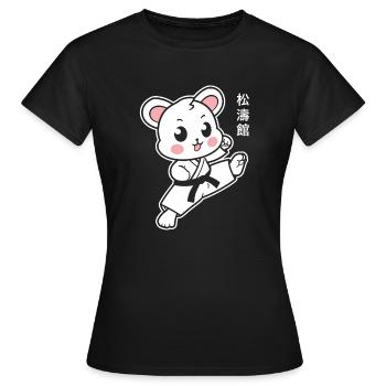karate - T-shirt Femme - noir - Devant - AI Model Female 172 dark (172cm)