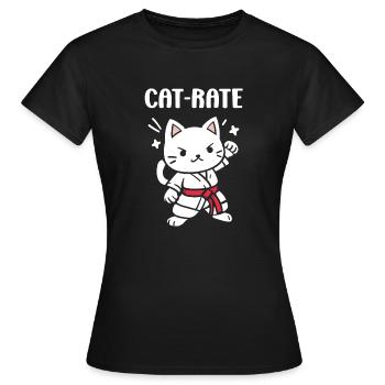 karate - T-shirt Femme - noir - Devant - AI Model Female 172 dark (172cm)