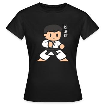 karate - T-shirt Femme - noir - Devant - AI Model Female 172 dark (172cm)