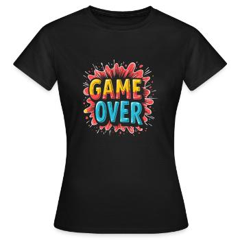 FIN DU JEU - T-shirt Femme - noir - Devant - AI Model Female 172 dark (172cm)