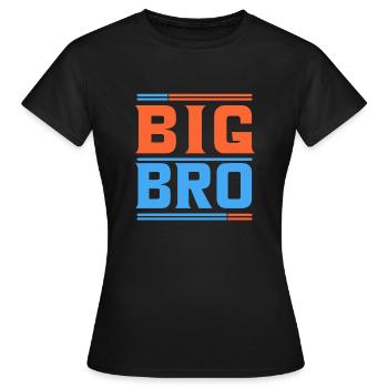 BIG BRO - Women's T-Shirt - black - Front - AI Model Female 172 dark (172cm)