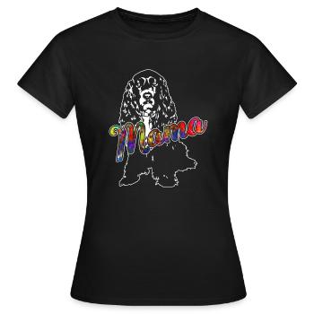 Boykin Spaniel Boykin Spaniel Mama - Women's T-Shirt - black - Front - AI Model Female 172 dark (172cm)