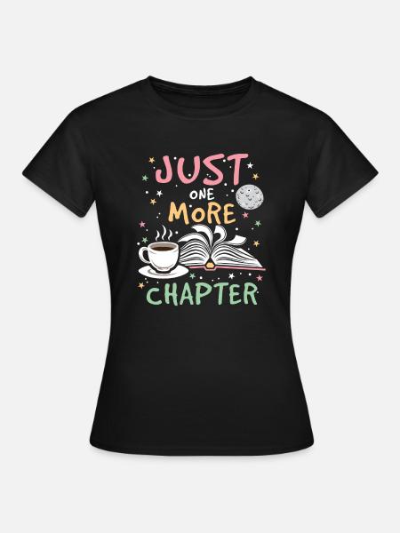 Livre Nerd Un chapitre Lecture - T-shirt Femme - noir
