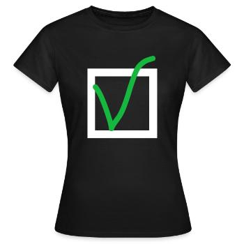 Tick off - Women's T-Shirt - black - Front - AI Model Female 172 dark (172cm)