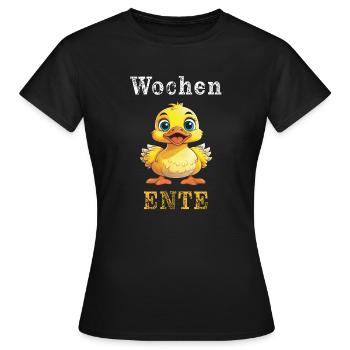 Weeks Duck - Women's T-Shirt - black - Front - AI Model Female 172 dark (172cm)
