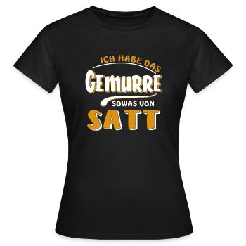 J’EN AI MARRE DE LA GROGNE - T-shirt Femme - noir - Devant - AI Model Female 172 dark (172cm)