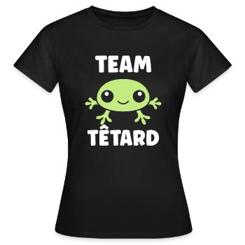 Têtard - T-shirt Femme - noir - Devant - AI Model Female 172 dark (172cm)