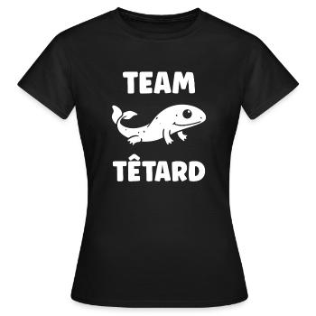 Têtard - T-shirt Femme - noir - Devant - AI Model Female 172 dark (172cm)