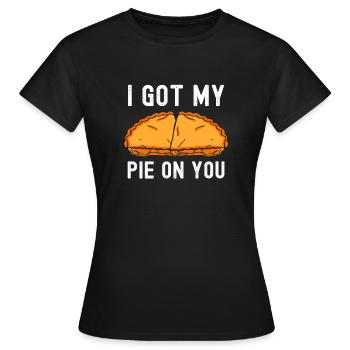 Bäcker Ich Hab Meinen Kuchen Auf Dich Backen - Frauen T-Shirt - Schwarz - Vorne - AI Model Female 172 dark (172cm)