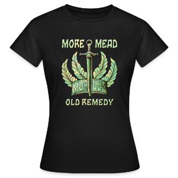 RENAISSANCE SWORD MORE MEAD - Women's T-Shirt - black - Front - AI Model Female 172 dark (172cm)
