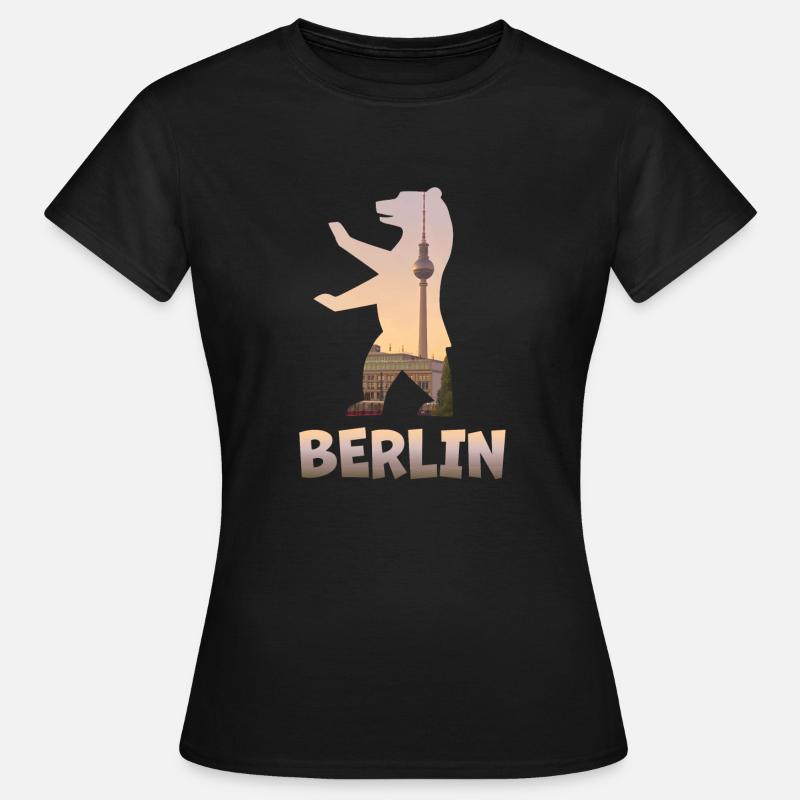 Berlino - Maglietta da donna - nero