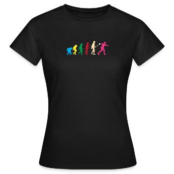 Lancer du disque Athlète Cadeau d’athlète - T-shirt Femme - noir - Devant - AI Model Female 172 dark (172cm)